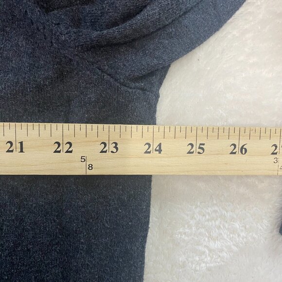 Eddie Bauer Cotton Cashmere Men's Size TXL Gray V Neck Long Sleeve Sweater - Picture 7 of 9